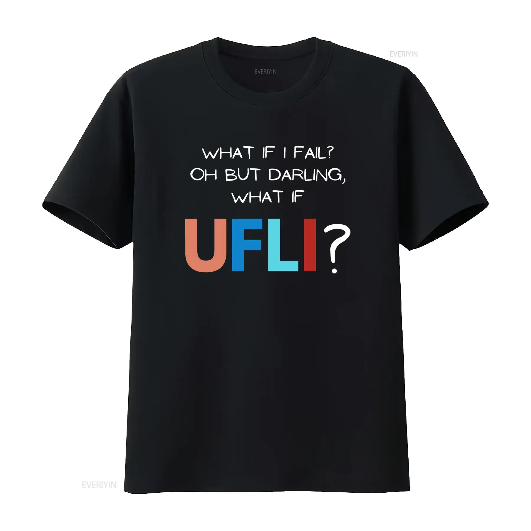 Vintage Fashion Quotes - インスピレーションを与える引用句 Tシャツ「失敗したらどうする？」「ああ、愛する人よ」UFLI ヴィンテージ ウォッシュドトップ 日常着に最適 多用途でスタイリッシュなファッション