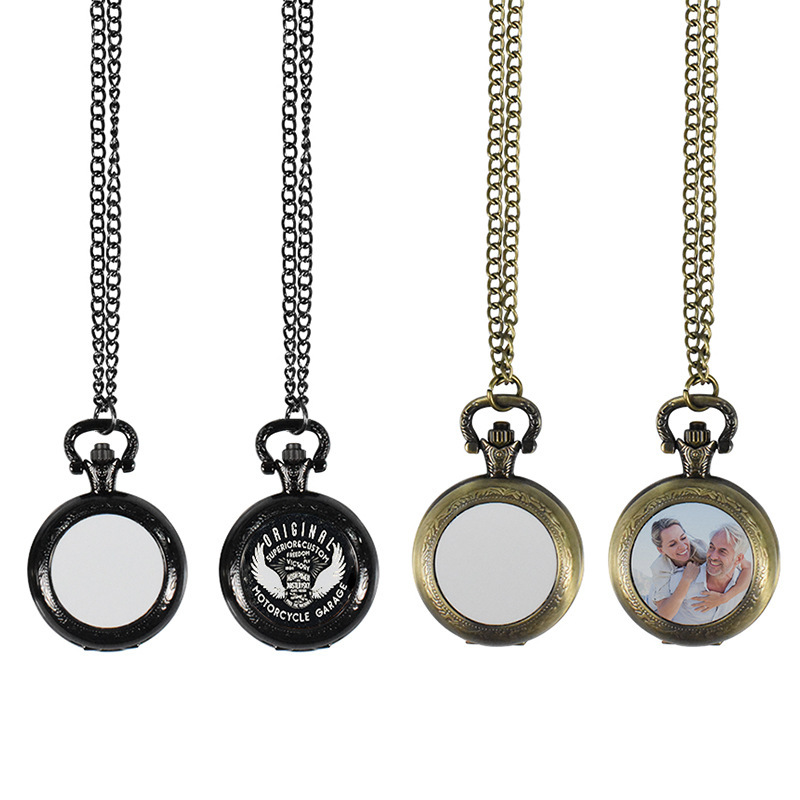 Vintage Fashion Watches - カスタムヴィンテージメタル懐中時計ペンダントネックレス クラシックウォッチネックレス ファッションジュエリー メンズ レディース向け
