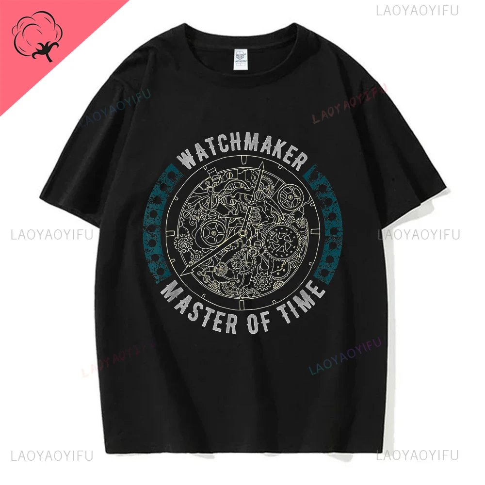 Vintage Fashion Watches - メンズヴィンテージコットンウォッチコレクター,70年代,80年代,90年代の時計職人のTシャツ,カジュアルファッション