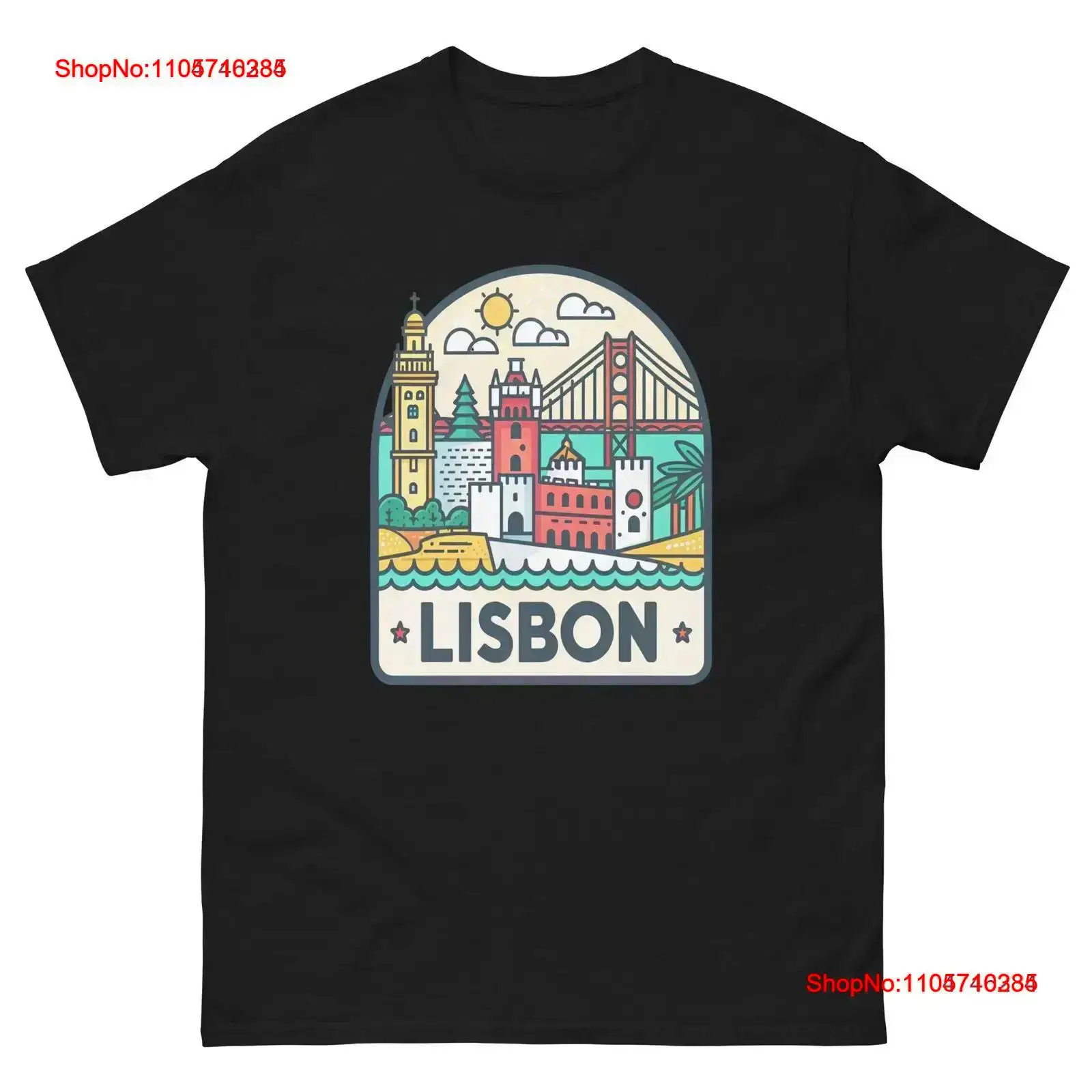 Vintage Fashion Lisbon - リスボンワールドトラベルアーバンエリアシティTシャツヴィンテージウォッシュドオム多用途カジュアルストリートウェアグラフィック快適なファッション
