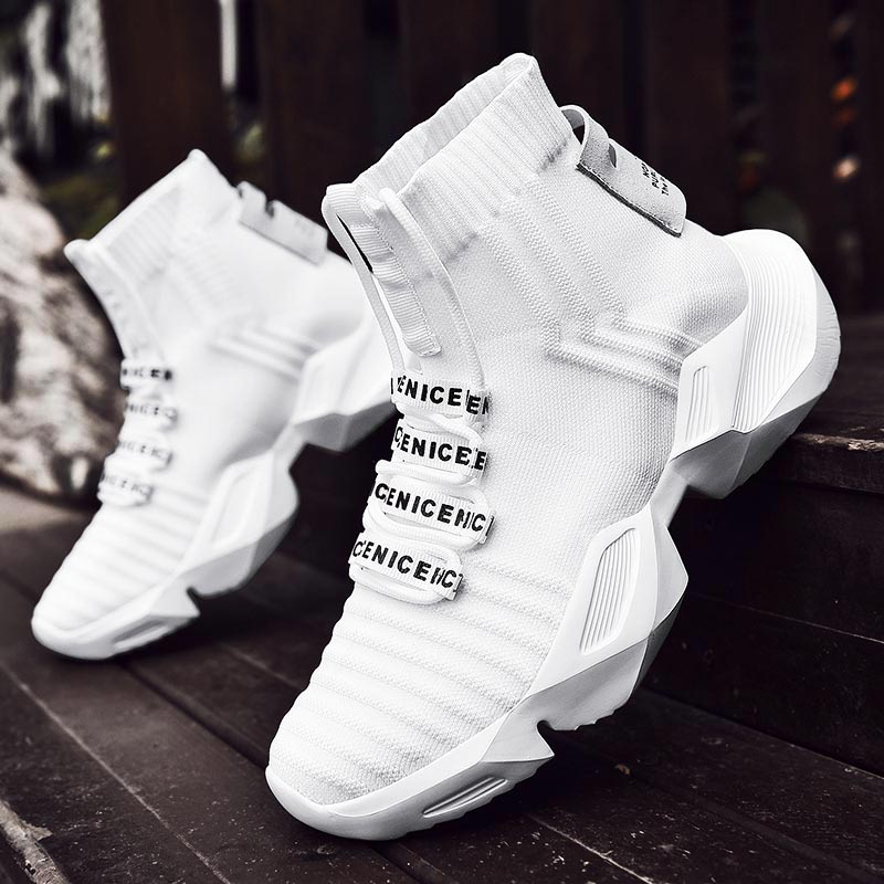 Vintage Fashion Online Store - メンズランニングシューズ,ソックス,スポーツソックス,ホワイト,ラージサイズ,ニット,GME-1560