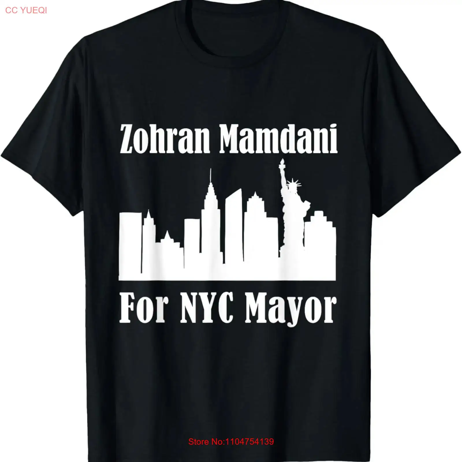 Vintage Fashion Nyc - ゾーラン・マムダニ NYC市長Tシャツ ヴィンテージ ウォッシュ加工 ユニセックス オム