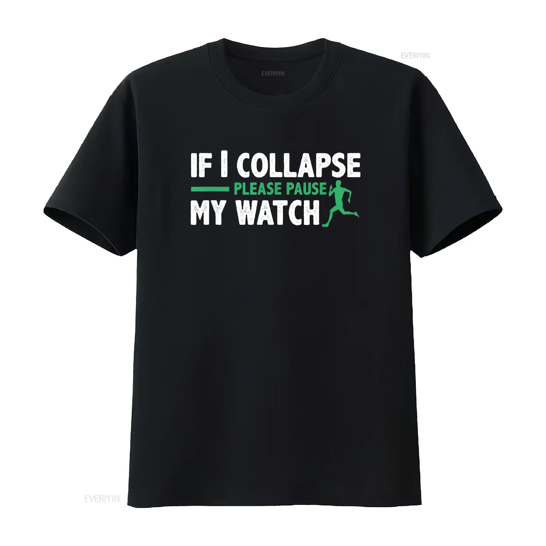Vintage Fashion Watches - もし私が倒れるなら、私の腕時計を一時停止してください トライアスロン マラソン Tシャツ ヴィンテージ ウォッシュド