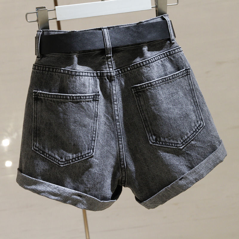 女性夏ミディショーツスカートヒップジッパーボタンポケットヴィ - Denim Skirt Midi Vintage のレビューと価格