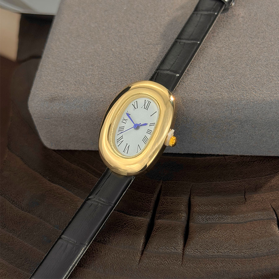 レディース 新品 オーバルバスタブ 卵型 ベルト クォーツ時 - Vintage Fashion Watches のレビューと価格