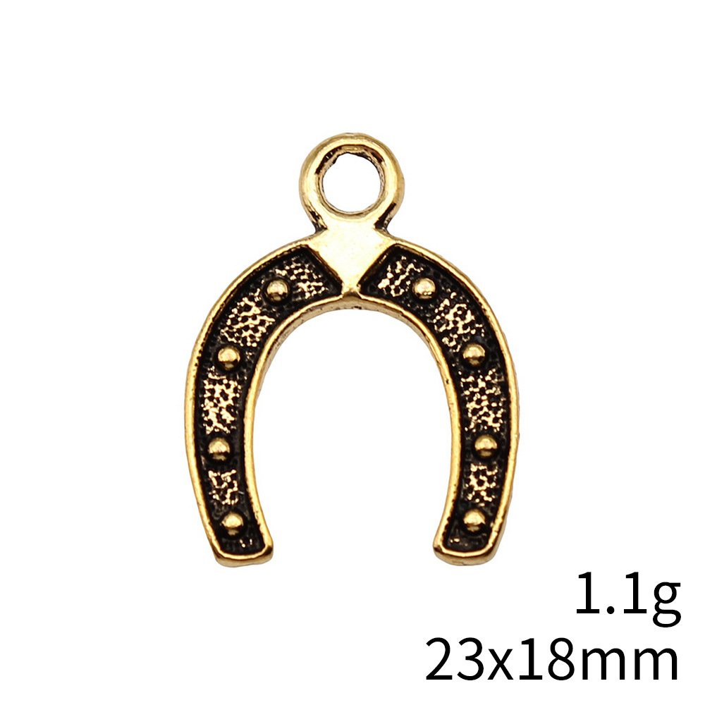 40個 23x18mm(0.91x0.71インチ) 4色 馬 - Vintage Fashion Wholesale のレビューと価格