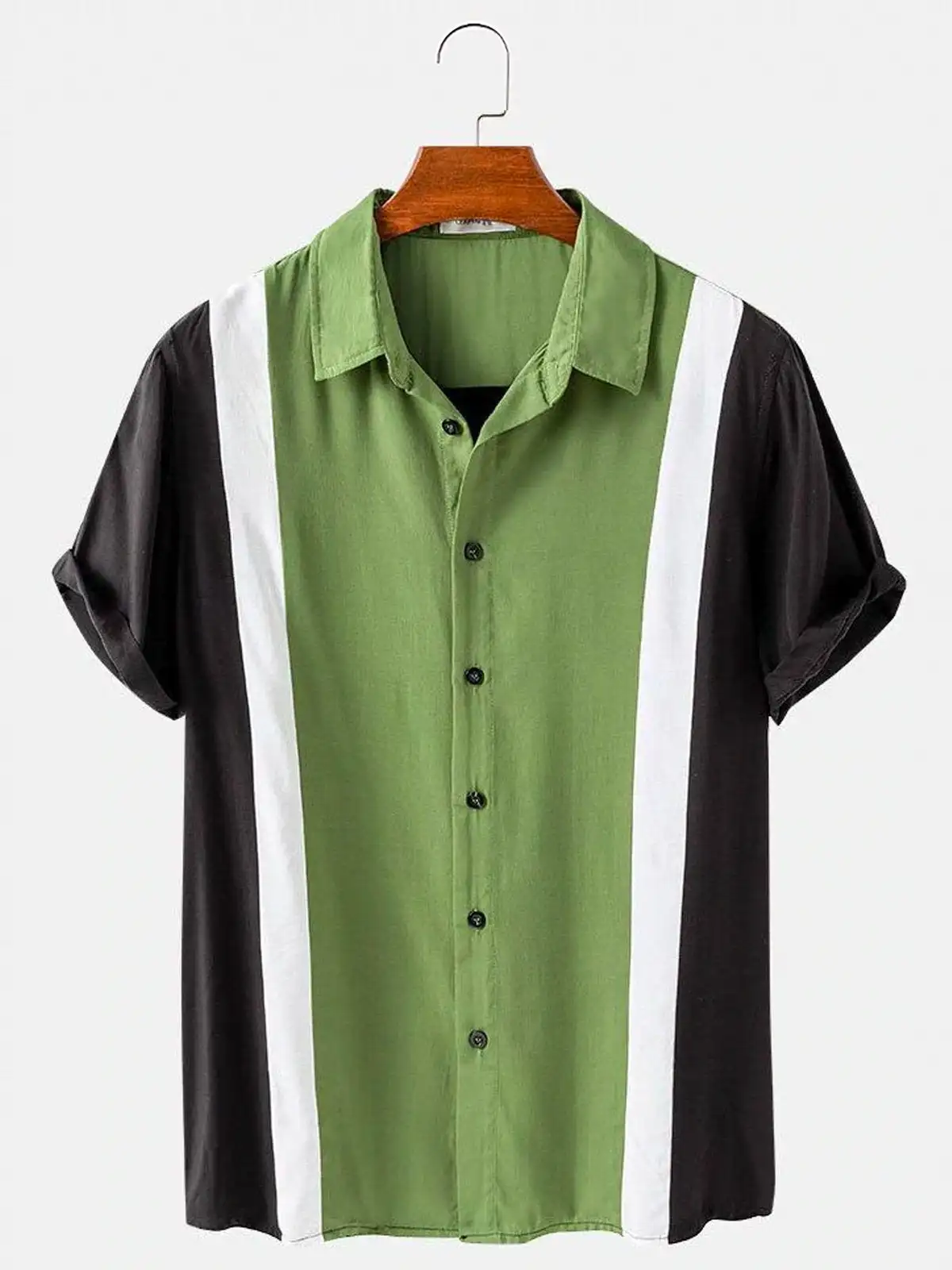 メンズクラシックボウリングキャンプシャツ、2トーン、チャーリ - Bowling Shirt Camp のレビューと価格