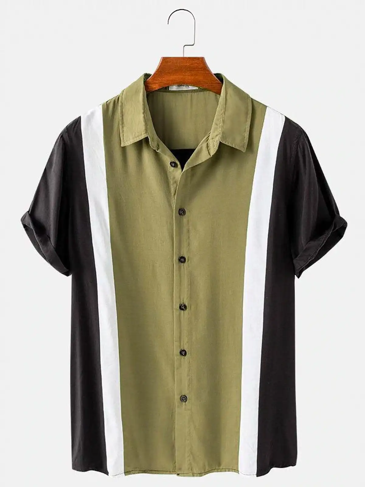 メンズクラシックボウリングキャンプシャツ、2トーン、チャーリ - Bowling Shirt Camp のレビューと価格