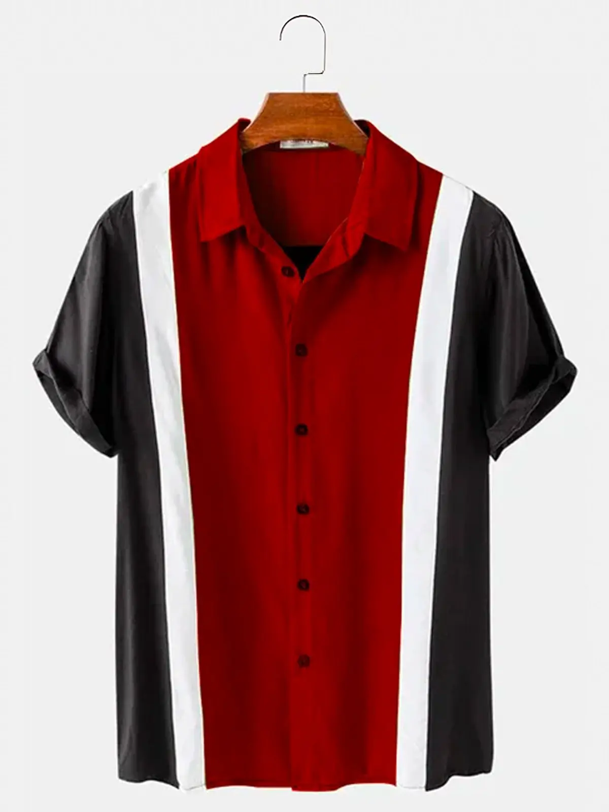 メンズクラシックボウリングキャンプシャツ、2トーン、チャーリ - Bowling Shirt Camp のレビューと価格
