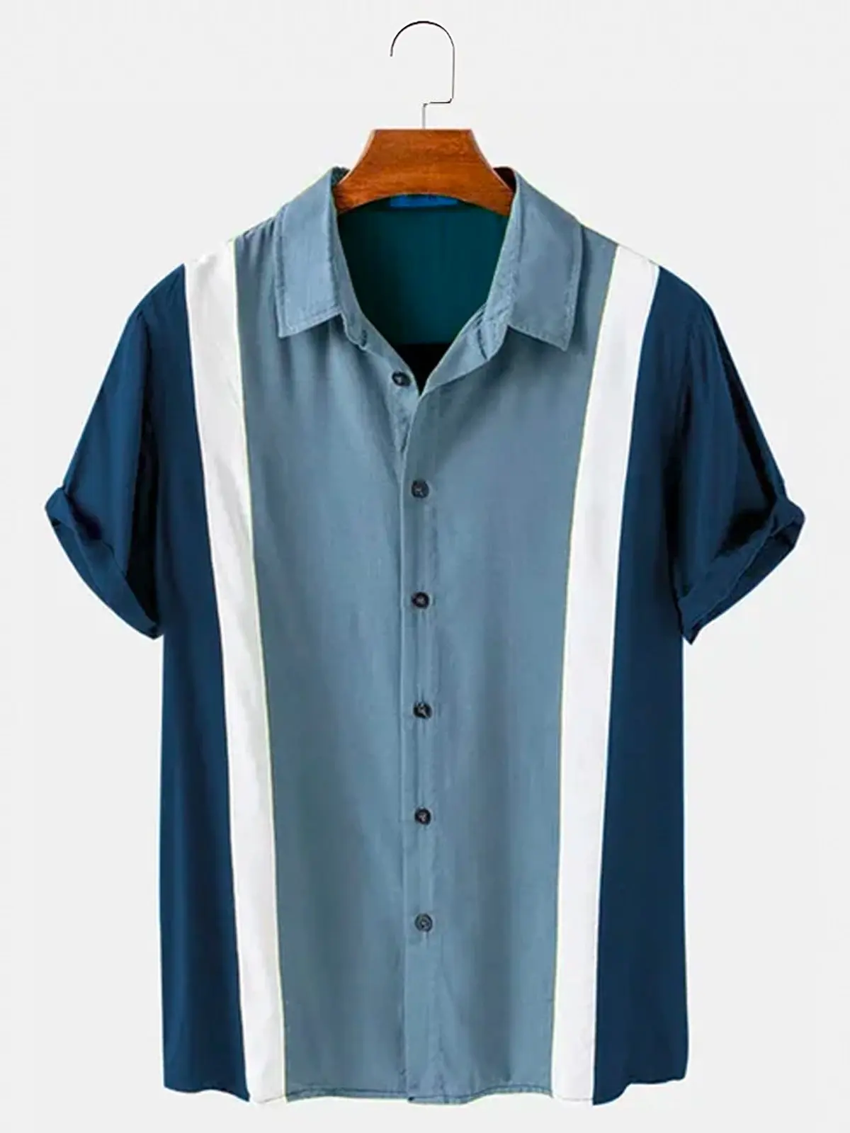 メンズクラシックボウリングキャンプシャツ、2トーン、チャーリ - Bowling Shirt Camp のレビューと価格