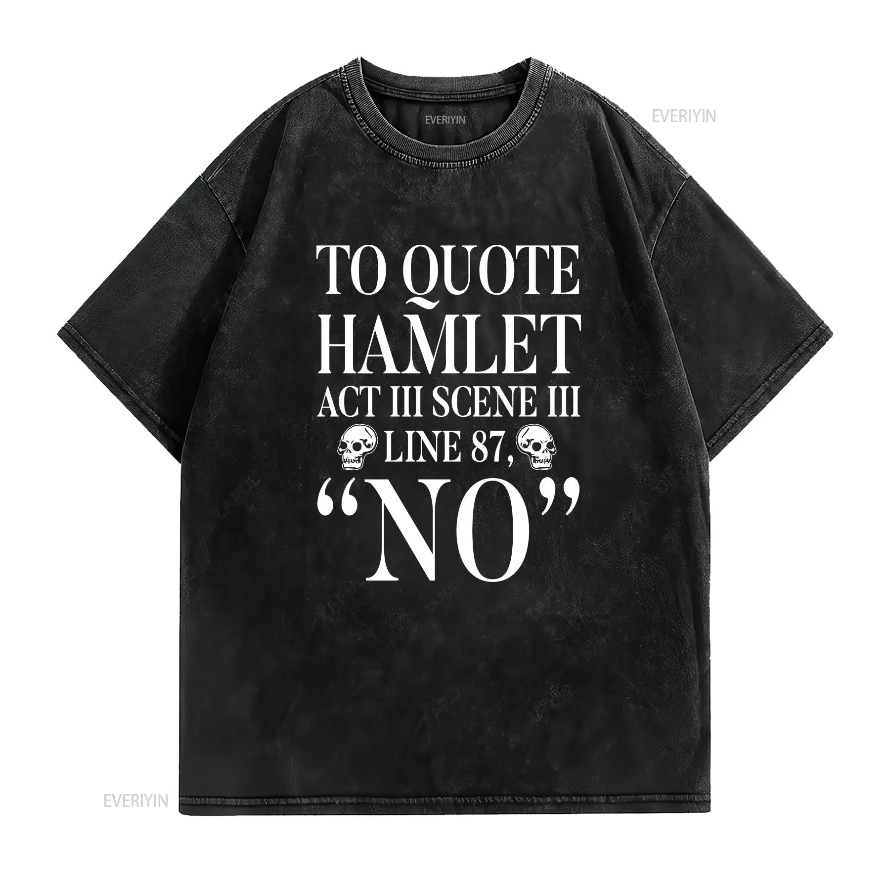 ハムレットを引用したTシャツ シェイクスピア 本愛好家向け  - Vintage Fashion Quotes のレビューと価格