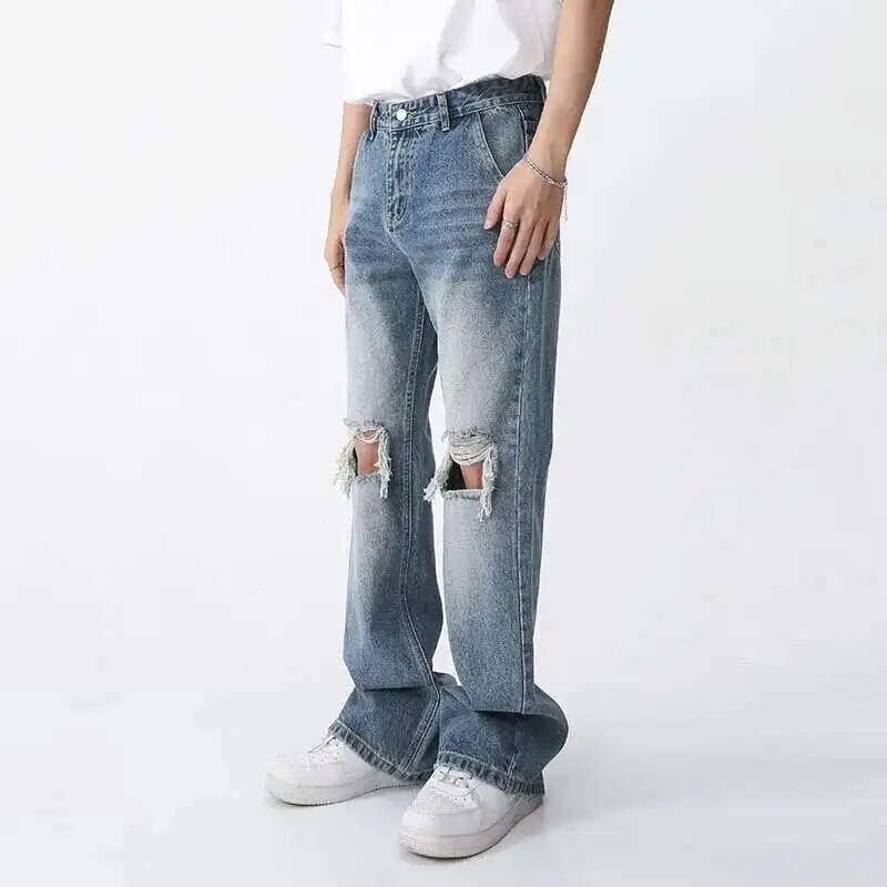 春のメンズ新作カジュアルデニムスリムパンツトレンドホールズ2 - Vintage Fashion Trends 2026 のレビューと価格