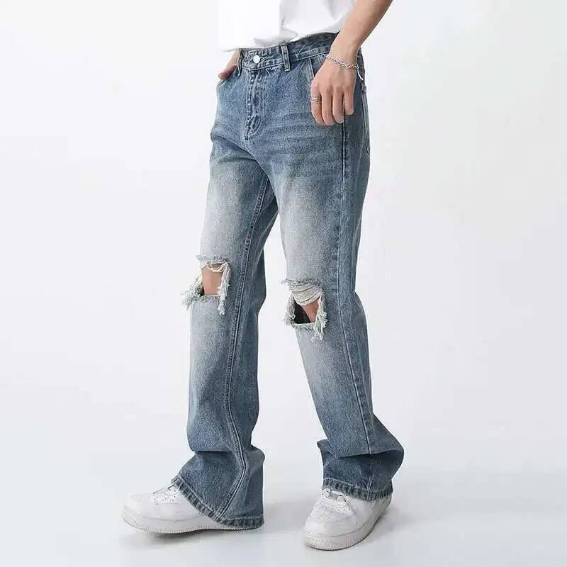 春のメンズ新作カジュアルデニムスリムパンツトレンドホールズ2 - Vintage Fashion Trends 2026 のレビューと価格