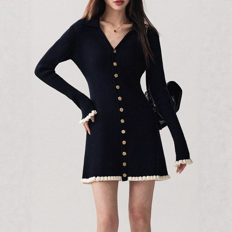 BWQ 春秋冬フレンチファッションオールドマネーショート/長 - Vintage Fashion Old Money のレビューと価格