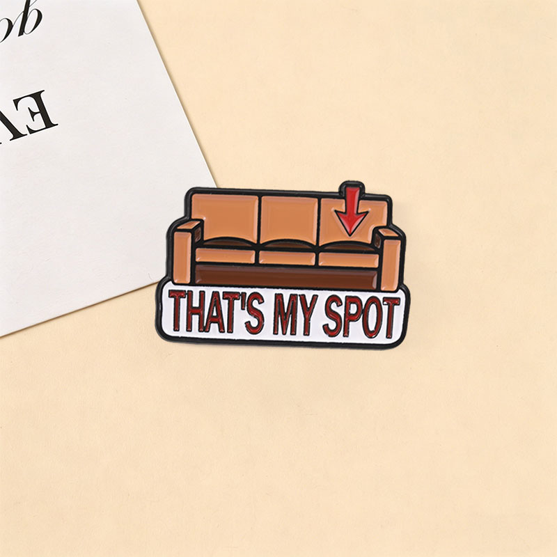 That's My Spot エナメルピン ヴィンテージ漫画 - Vintage Fashion Quotes のレビューと価格