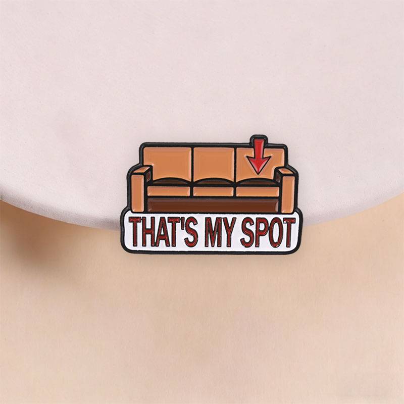 That's My Spot エナメルピン ヴィンテージ漫画 - Vintage Fashion Quotes のレビューと価格