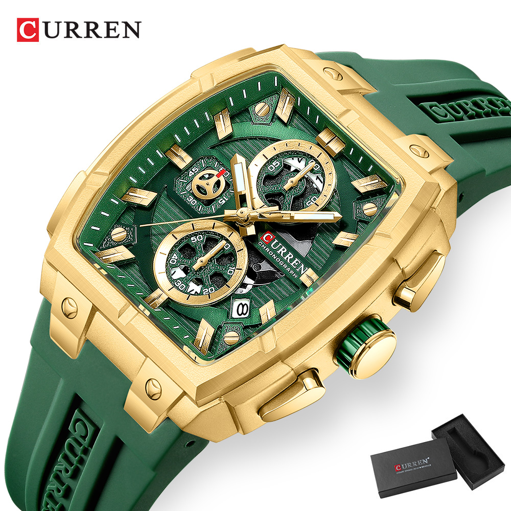 CURREN 高級ヴィンテージ腕時計 メンズ スポーツ クロ - Vintage Fashion Watches のレビューと価格