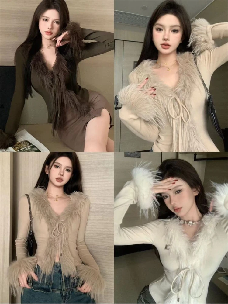 女性のためのニットカーディガン、レースアップトップス、古いお - Vintage Fashion Old Money のレビューと価格