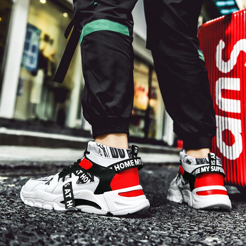 男性と女性のためのスポーツシューズ,厚くて伸縮性のあるテキス - Vintage Fashion Online Store のレビューと価格