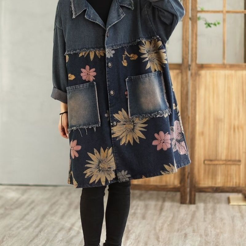ミディアム丈＆ロング丈デニムジャケット レディース 2026 - Vintage Trench Coat のレビューと価格
