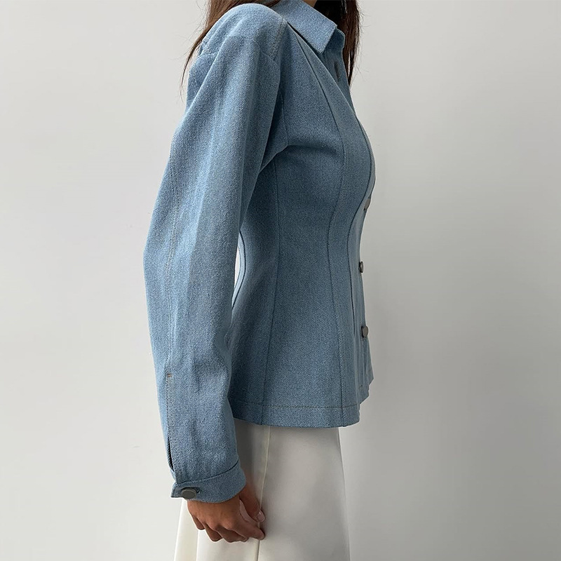 KT ヴィンテージ ウエストシンチングデニムシャツ レディー - Vintage Women Fashion のレビューと価格