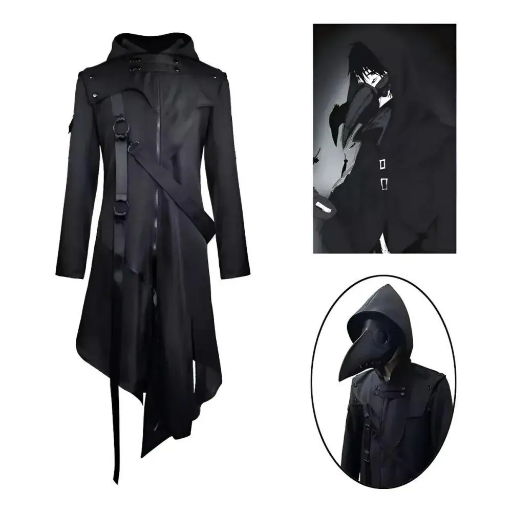 スチームパンクトレンチコート ゴシックジャケット ヴィンテー - Vintage Trench Coat のレビューと価格