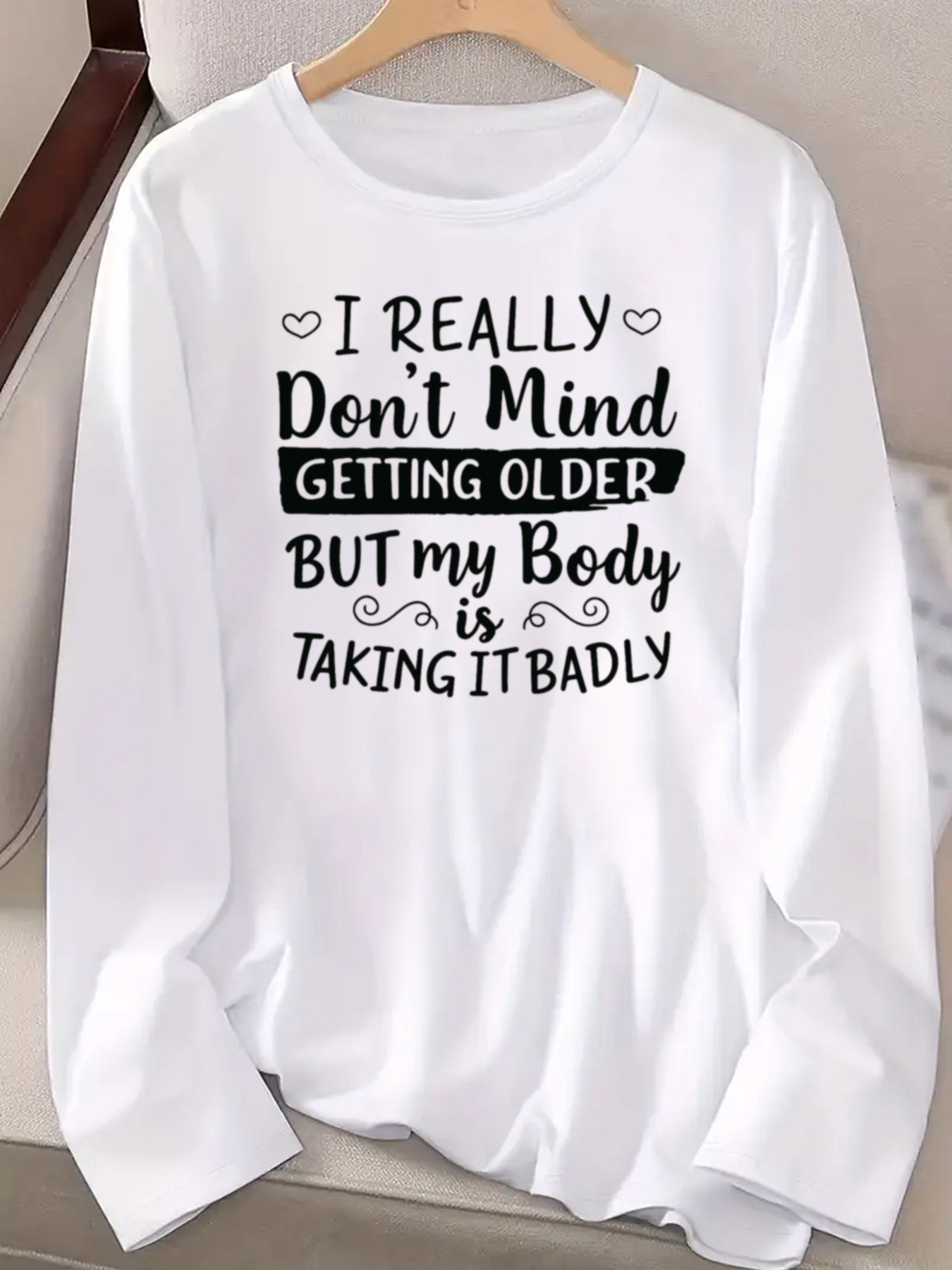 モチベーションを高める引用句長袖 Tシャツファッショナブルな - Vintage Fashion Quotes のレビューと価格