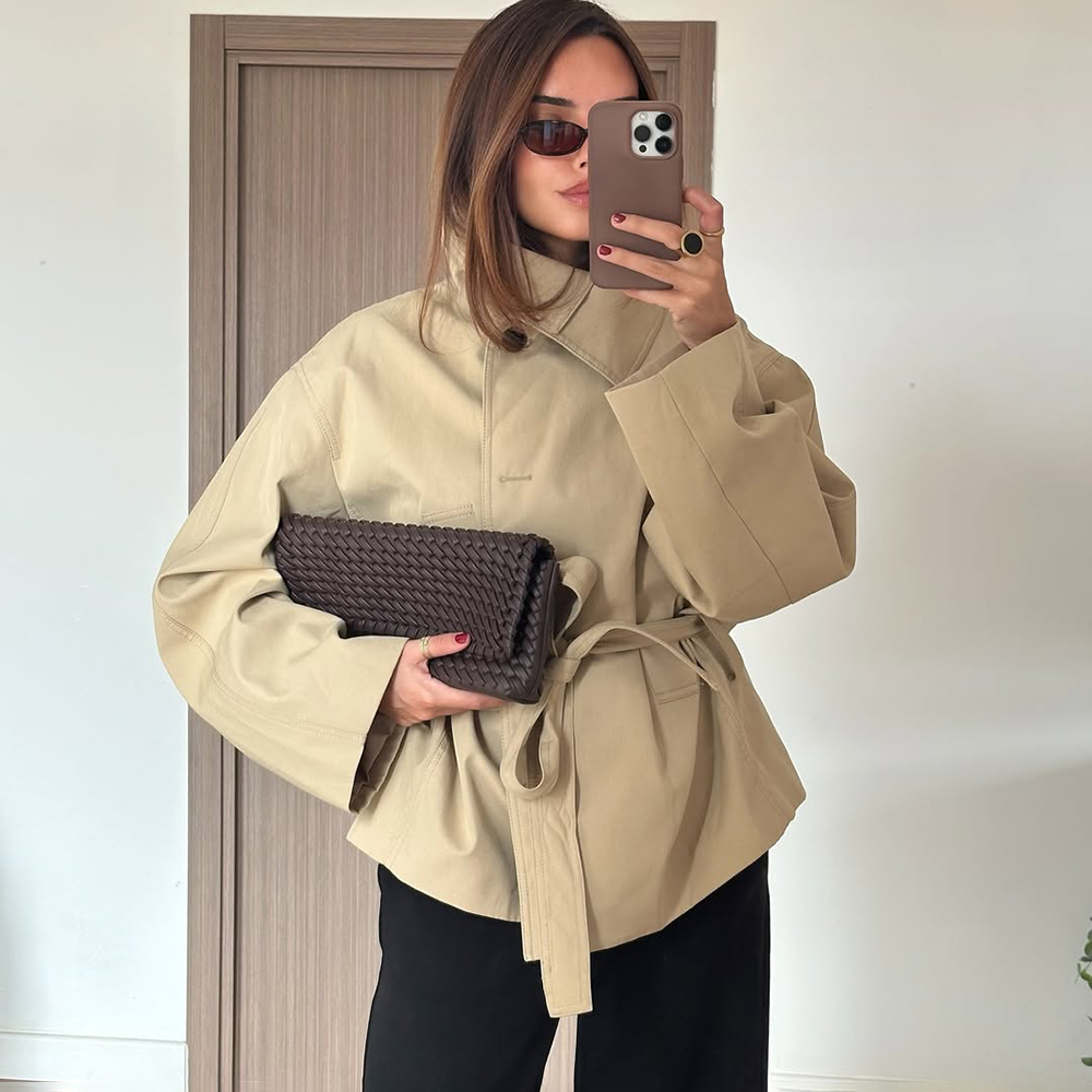 Tuularose レディース ショーツ 2 ピース ファッ - Vintage Trench Coat のレビューと価格