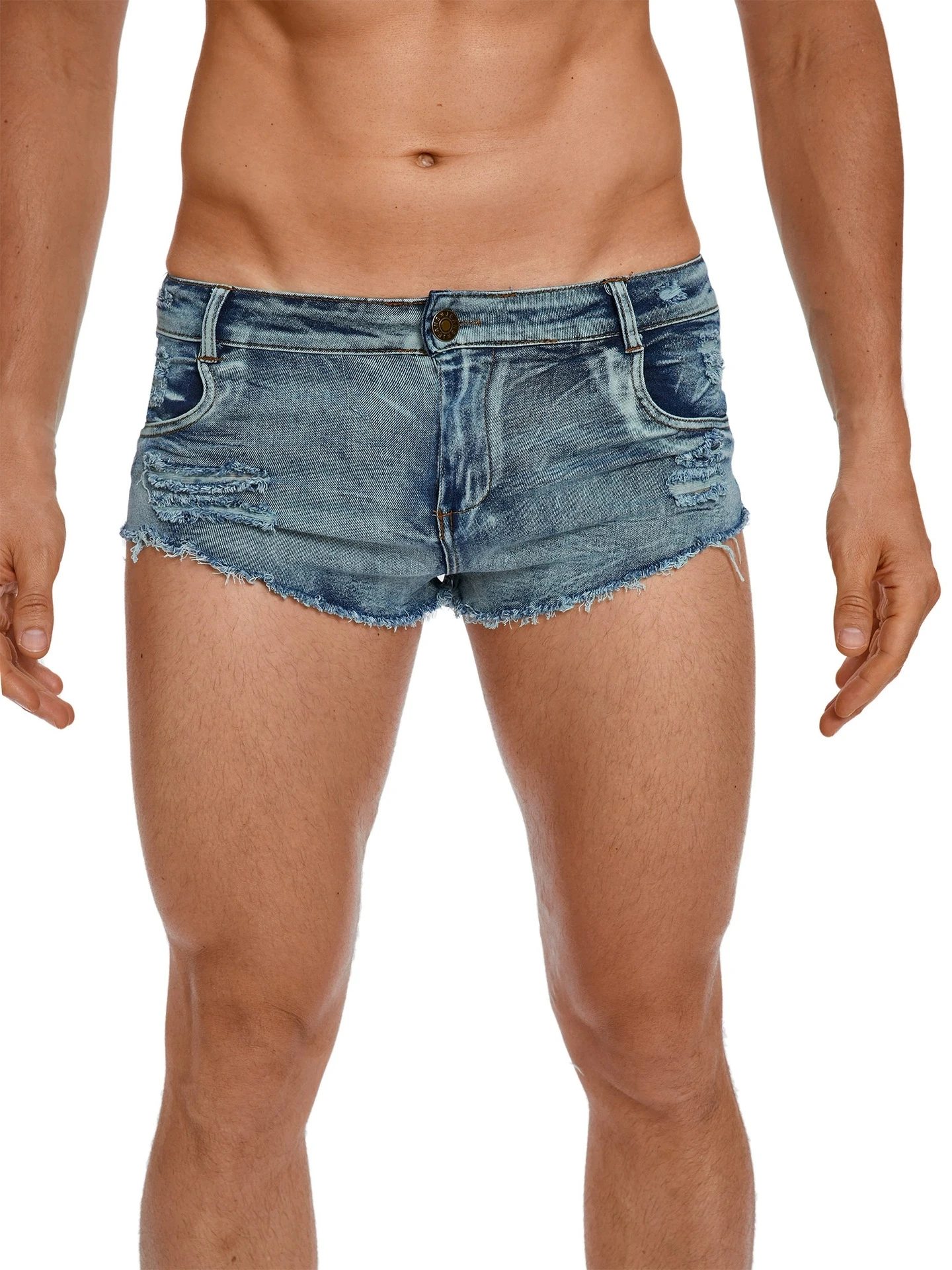 メンズローウエストジーンズショーツファッションポケット夏カジ - Vintage Fashion Jeans のレビューと価格